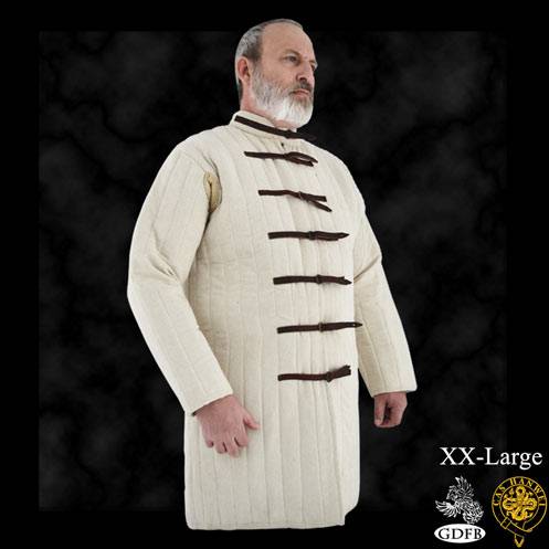 Gambeson, XX-Large, Natural, Buckle closure