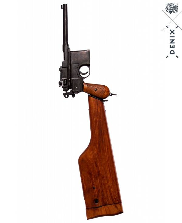 Mauser Pistol 1898 Wood Shoulder Stock / Holster