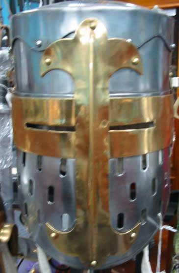 16 Gauge Steel Crusader Flat Top Helmet