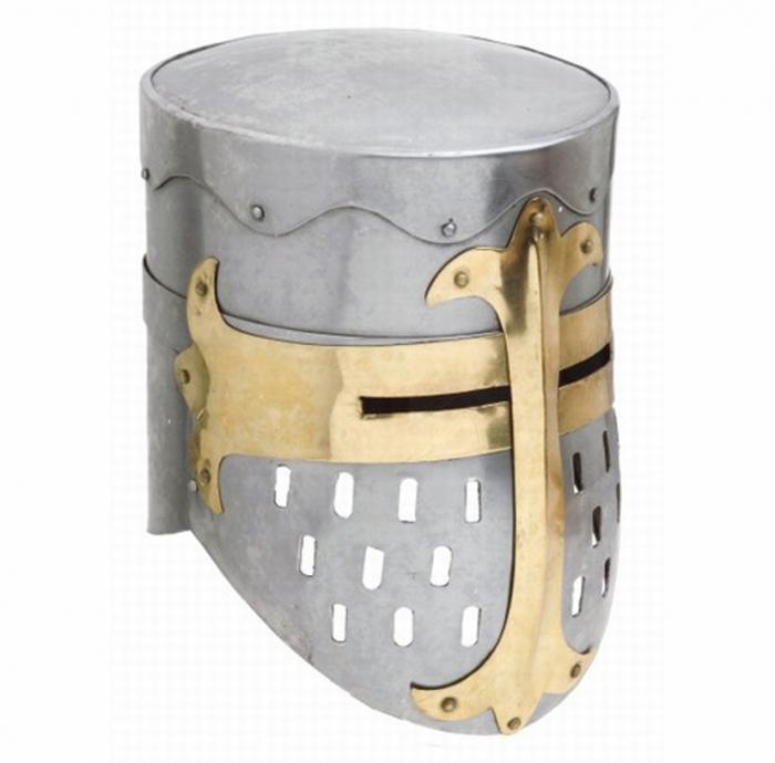 16 Gauge Steel Crusader Flat Top Helmet