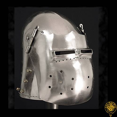 Great Fighting Bascinet Helmet, 14G, Large