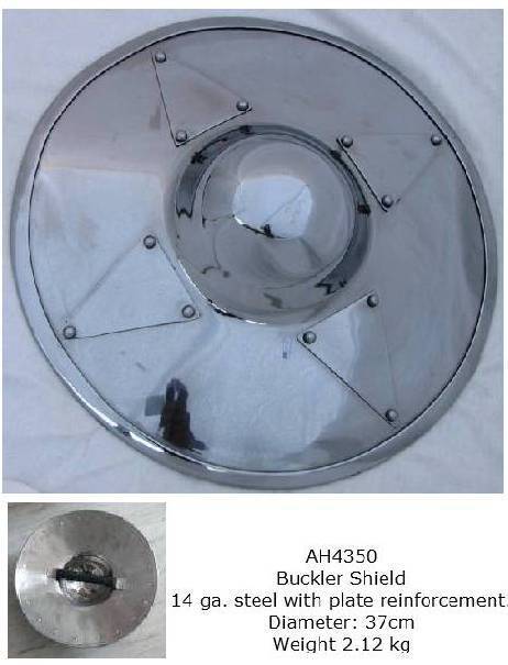Buckler Shield with plate reinforcement