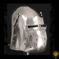 Great Fighting Bascinet Helmet, 14G, Large