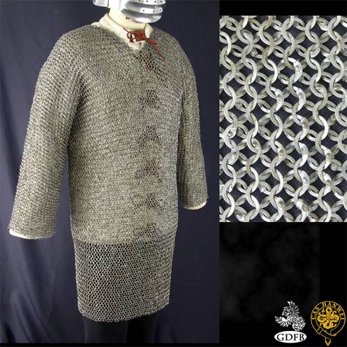 Hauberk, 60" Chest, Knee Length, Full Sleeve