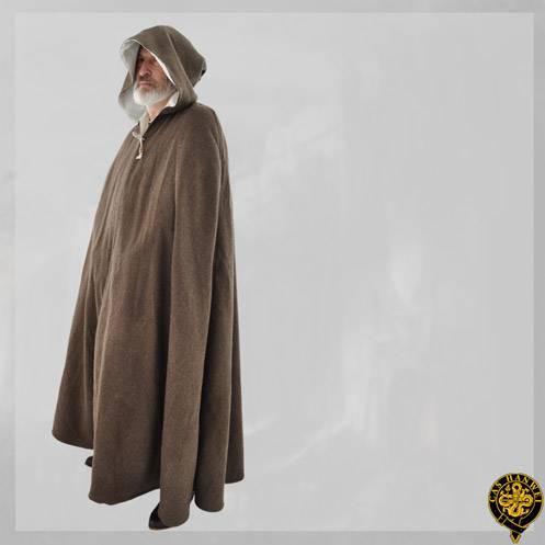 Cloak, Wool, Std. Size, Solid Brown