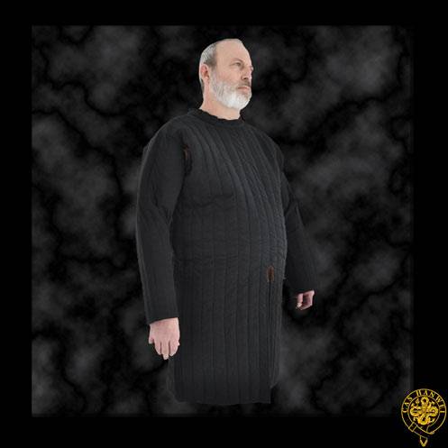 Closed Front Gambeson, Large, Black