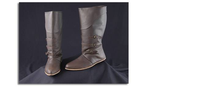 Mid Calf Boots, Dark Brown