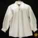 Collared, Button Neck, White, Medium