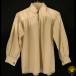 Collared, Button Neck, Natural, Medium