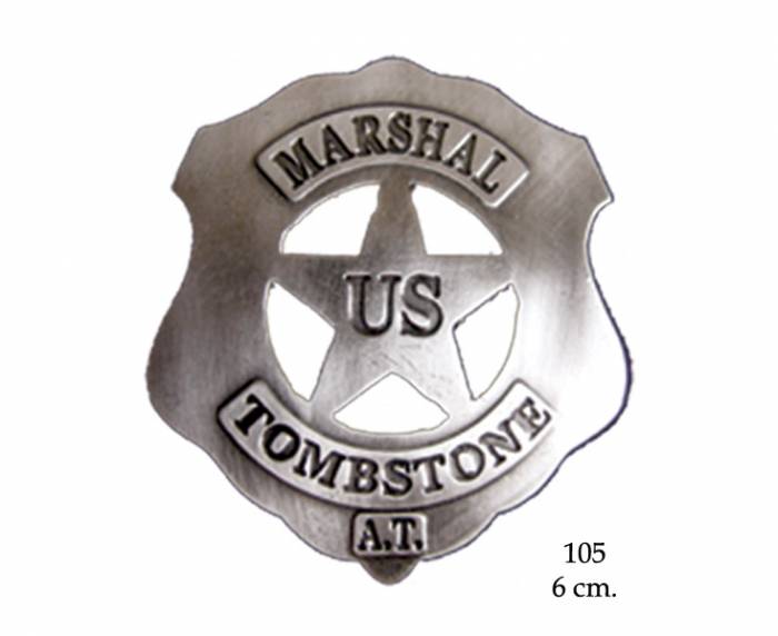 U.S Marshall Tombstone badge