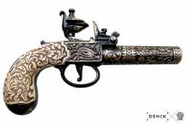 Pocket Pistol by Kumbley & Brun London 1795.