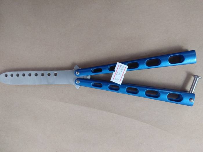 Blue Training Butterfly Knife