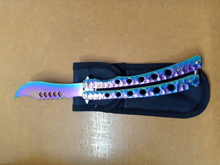 Purple /anodised Butterfly Trainer