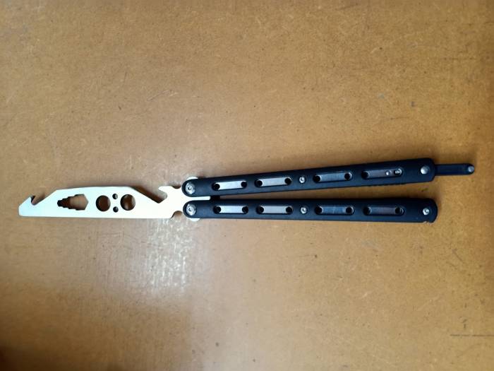 Black Bottle Opener Butterfly