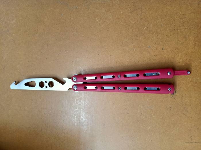 Red Bottle Opener Butterfly