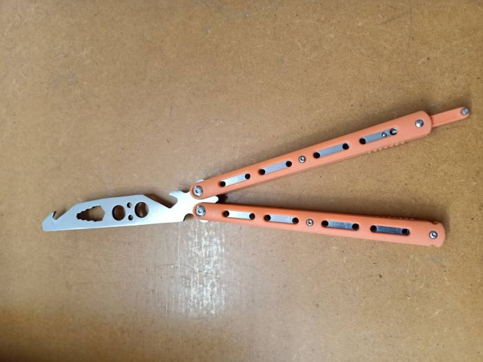 Orange Bottle Opener Butterfly