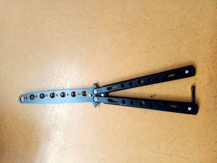 Plain Black Butterfly