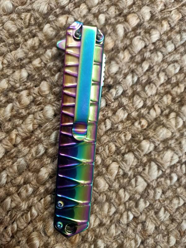 Folding Knife Rainbow
