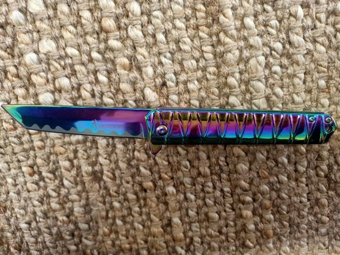 Folding Knife Rainbow