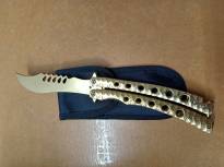 Gold Coloured Butterfly Traier