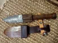 Damascus Arrow Style Knife