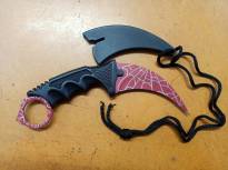 Karambit Fixed Blade Red Web