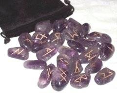 Amethyst Rune Stones