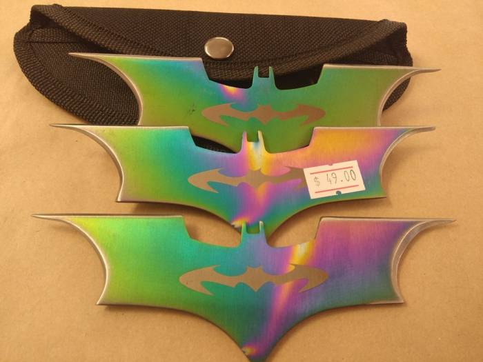 Batarangs - Rainbow Coloured