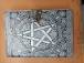 Leather Journal with Pentagram in Silver 18cm x 25.5cm