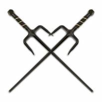 Traditional Twin Japanese Sais.21" ( Black )