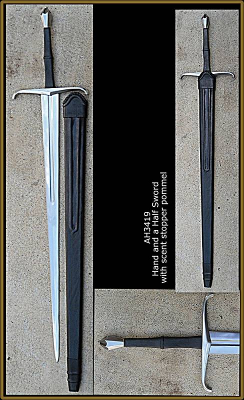 Hand and a Half Sword with Scent-Stopper Pommel