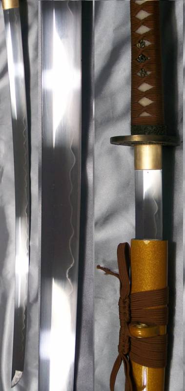 Shinken-1095 steel, Clay wave Harmon and no hi