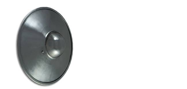 Plain Buckler, 14G, 9 inches