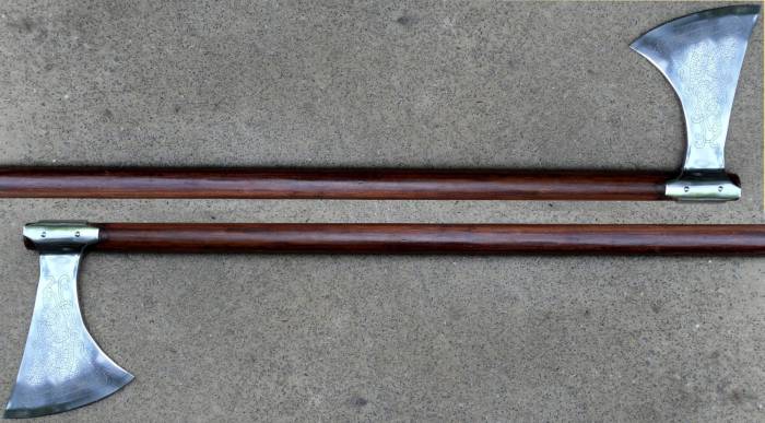 Large Viking war axe