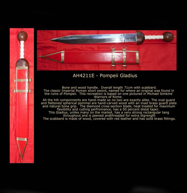 Pompeii Gladius