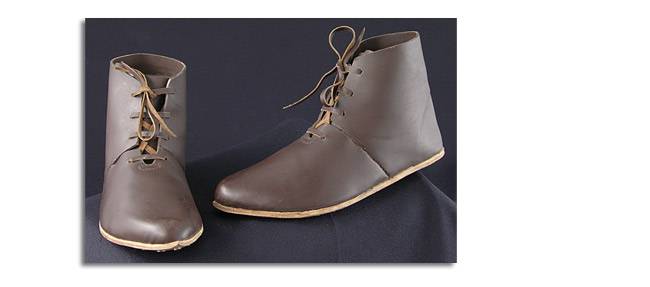 Front Laced Ankle Boots, Dark Brown