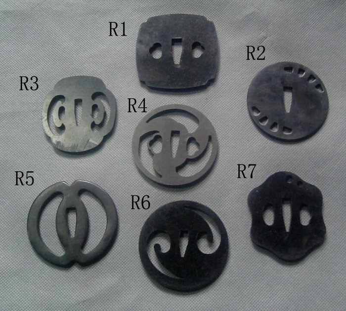 R series Iron Tsuba R1 to R7