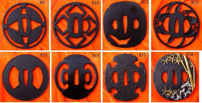 R series Iron Tsuba R9 to R16