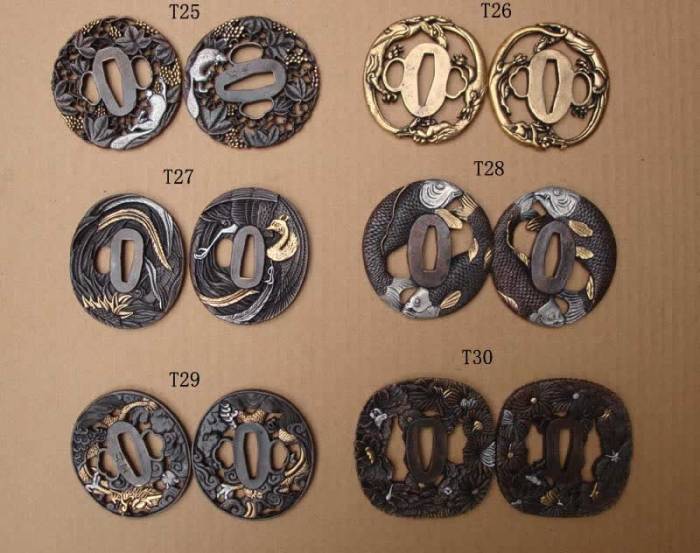 T Series Cooper Tsuba T25 to T30