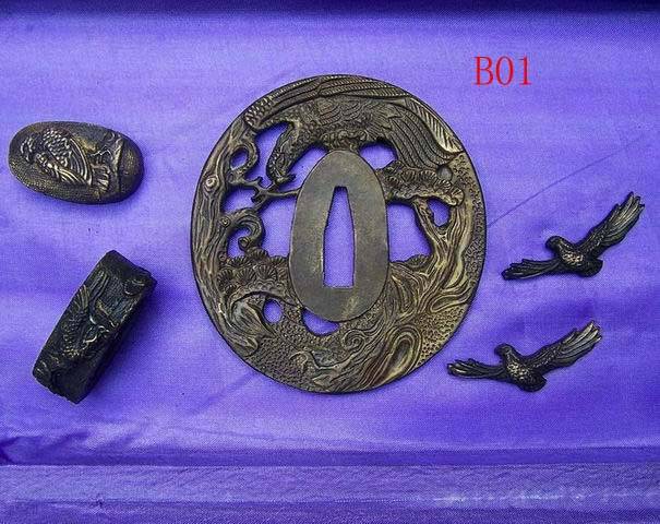 B01 Solid Brass Tsuba