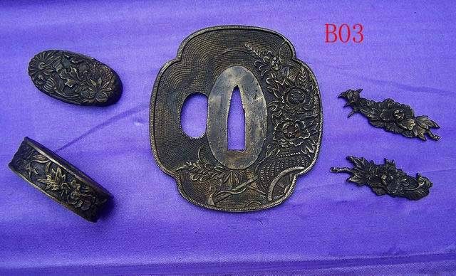 B03 Solid Brass Tsuba