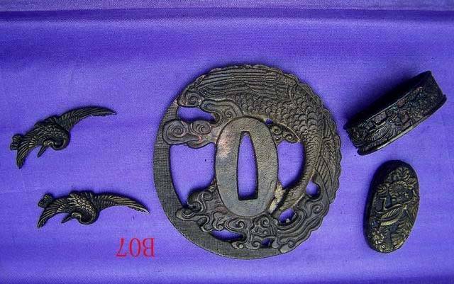 B07 Solid Brass Tsuba