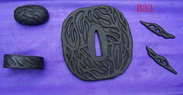 B033 Solid Brass Tsuba
