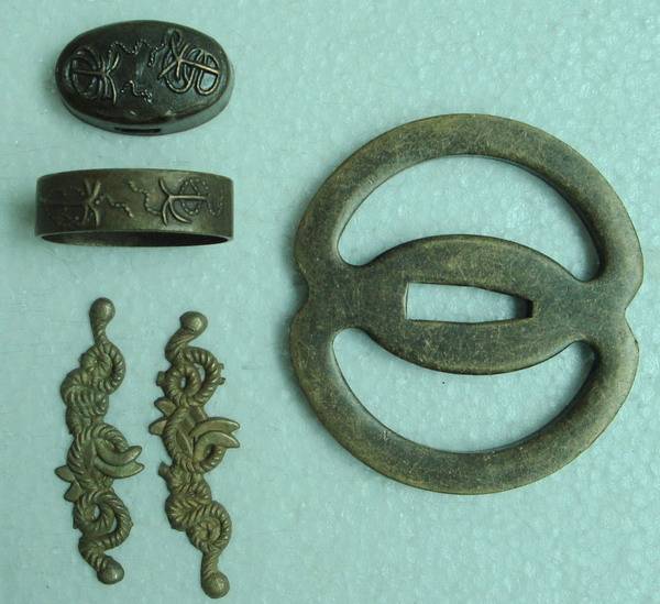 B037 Solid Brass Tsuba