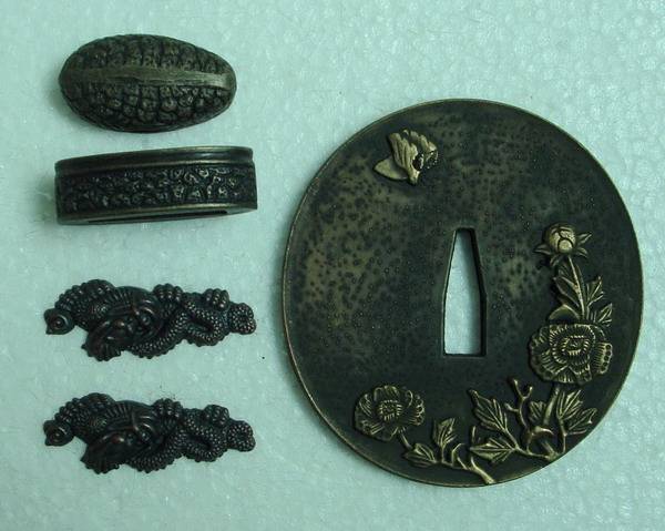 B038 Solid Brass Tsuba