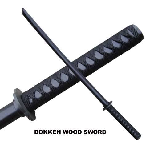 BOKKEN PRACTICE SWORDS Black