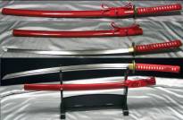 Gloss Red 1090 folded with clay midare harmon