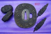 B012 Solid Brass Tsuba