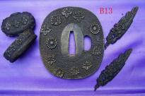  B013 Solid Brass Tsuba