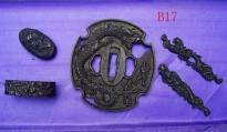  B017 Solid Brass Tsuba